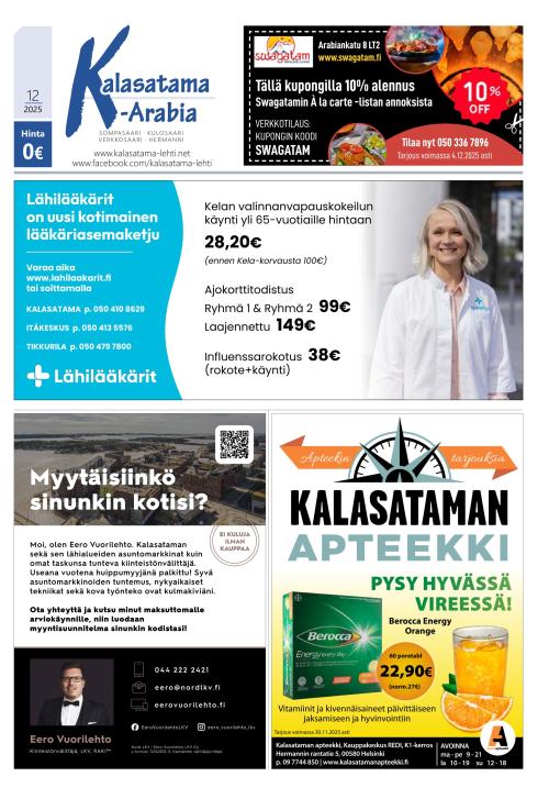 Kalasatama-Arabia 6.11.2025