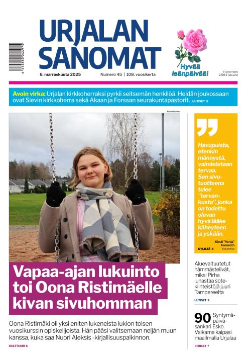 Urjalan Sanomat 6.11.2025