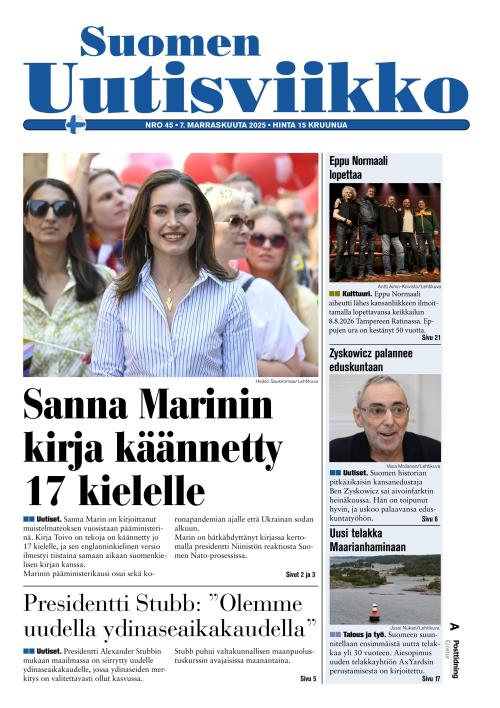 Suomen Uutisviikko Nr-45/2025