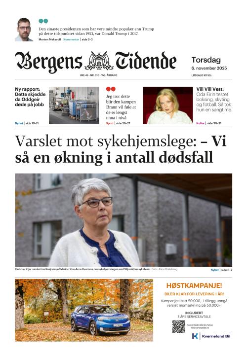 Bergens Tidende (NO) 6.11.2025