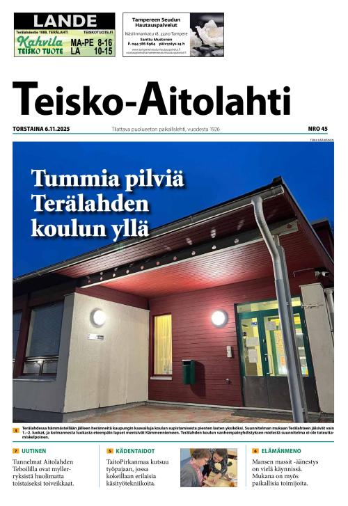 Teisko-Aitolahti 6.11.2025