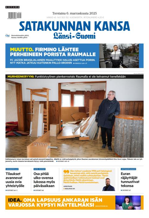 Satakunnan Kansa Länsi-Suomi 6.11.2025