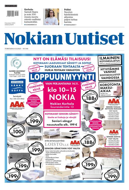 Nokian Uutiset 6.11.2025