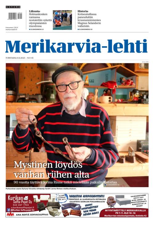 Merikarvia-lehti 6.11.2025