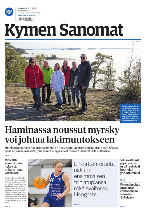 Kymen Sanomat 6.11.2025