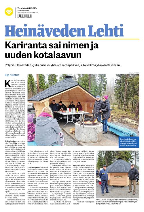 Heinäveden lehti 6.11.2025