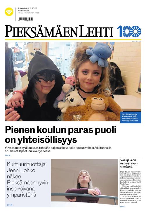 Pieksämäen lehti 6.11.2025