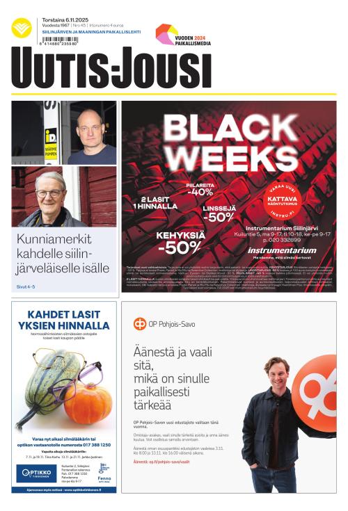 Uutis-Jousi 6.11.2025