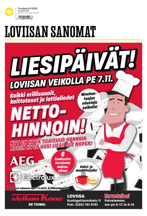 Loviisan Sanomat 6.11.2025