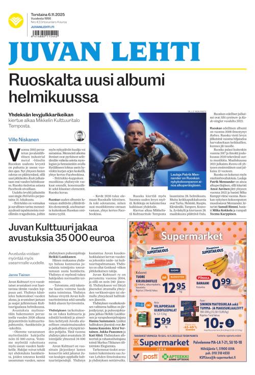 Juvan lehti 6.11.2025
