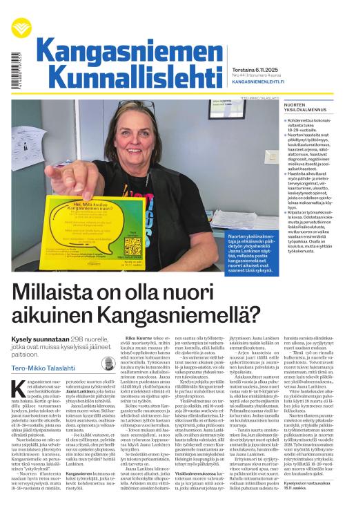 Kangasniemen kunnallislehti 6.11.2025