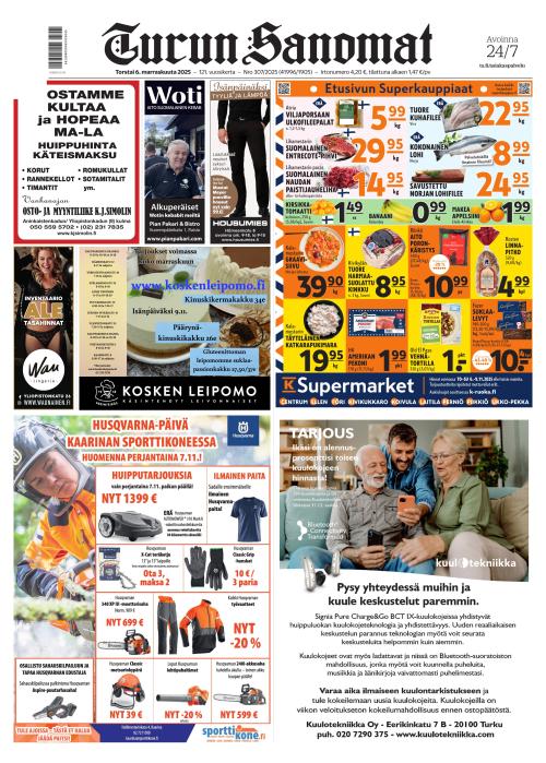 Turun Sanomat 6.11.2025