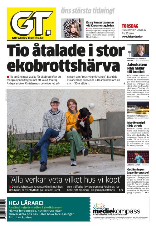 Gotlands Tidningar 6.11.2025