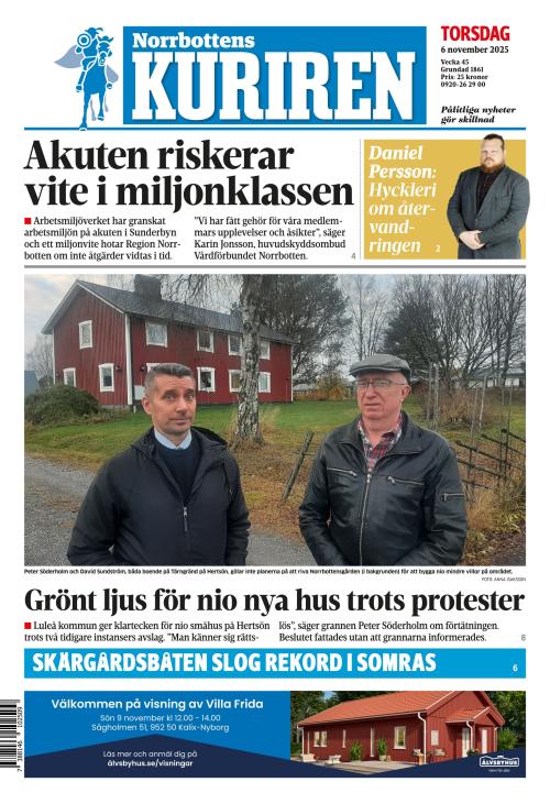 Norrbottens-kuriren 6.11.2025