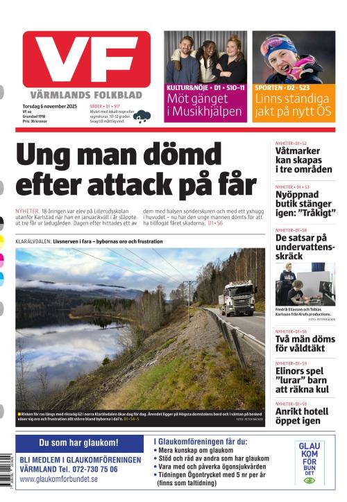 Värmlands Folkblad 6.11.2025