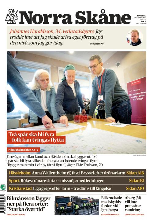 Norra Skåne 6.11.2025