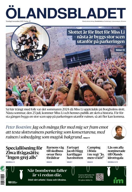 Ölandsbladet 6.11.2025