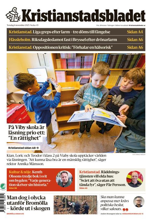 Kristianstadsbladet 6.11.2025