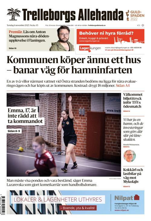 Trelleborgs Allehanda 6.11.2025