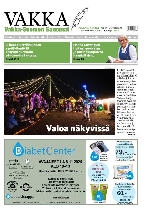 Vakka-Suomen Sanomat 7.11.2025