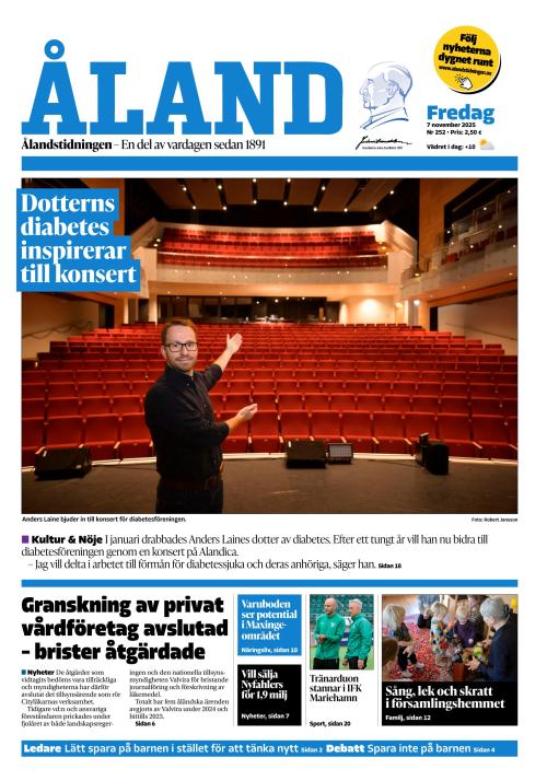 Ålandstidningen 7.11.2025