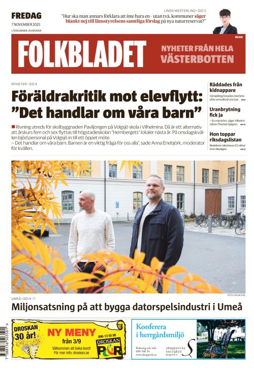 Folkbladet (Västerbotten) (SE) 7.11.2025
