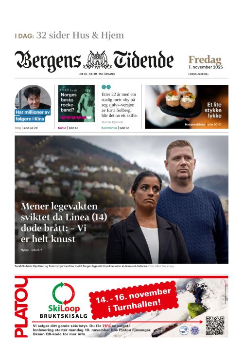 Bergens Tidende (NO) 7.11.2025