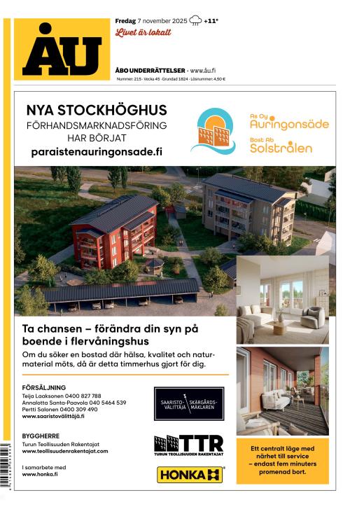 Åbo Underrättelser 7.11.2025