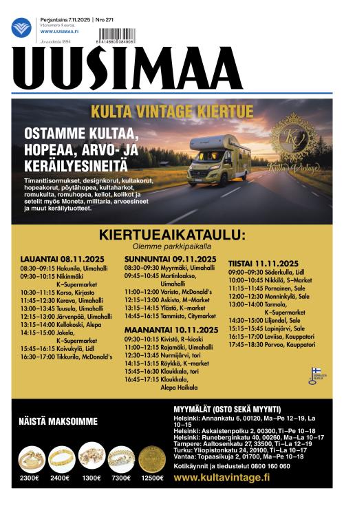 Uusimaa 7.11.2025