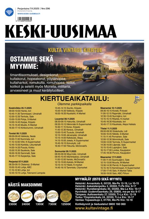 Keski-Uusimaa 7.11.2025