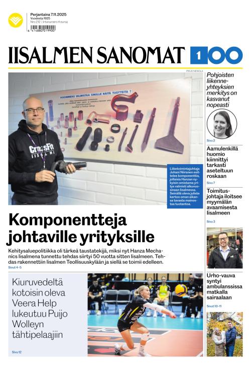 Iisalmen Sanomat 7.11.2025