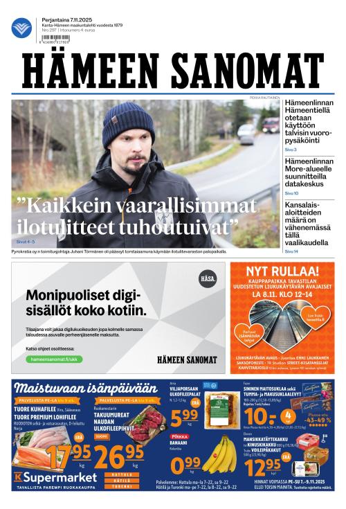 Hämeen Sanomat 7.11.2025