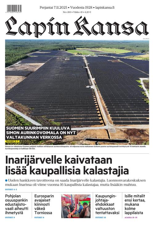 Lapin Kansa 7.11.2025