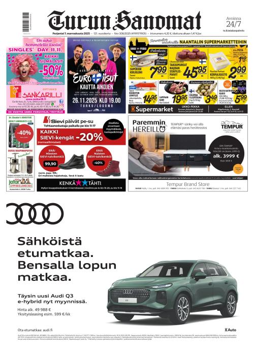 Turun Sanomat 7.11.2025