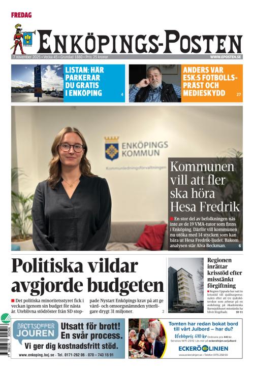 Enköpings-Posten 7.11.2025