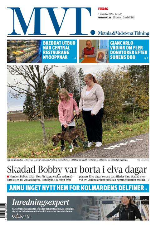 Motala Vadstena Tidning 7.11.2025