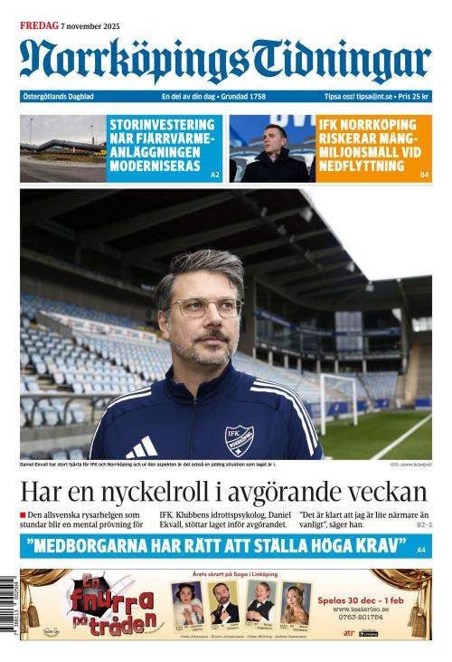 Norrköpings Tidningar 7.11.2025