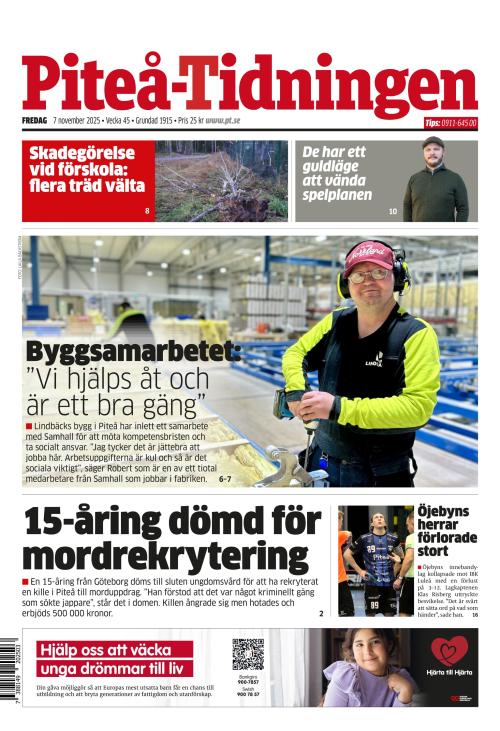 Piteå-Tidningen 7.11.2025