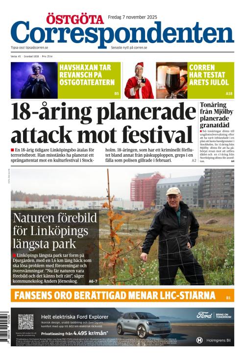Östgöta Correspondenten 7.11.2025