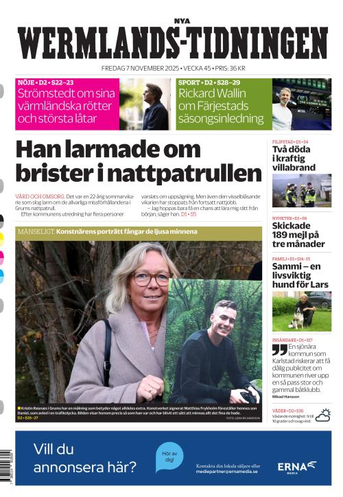 Nya Wermlands-Tidningen 7.11.2025