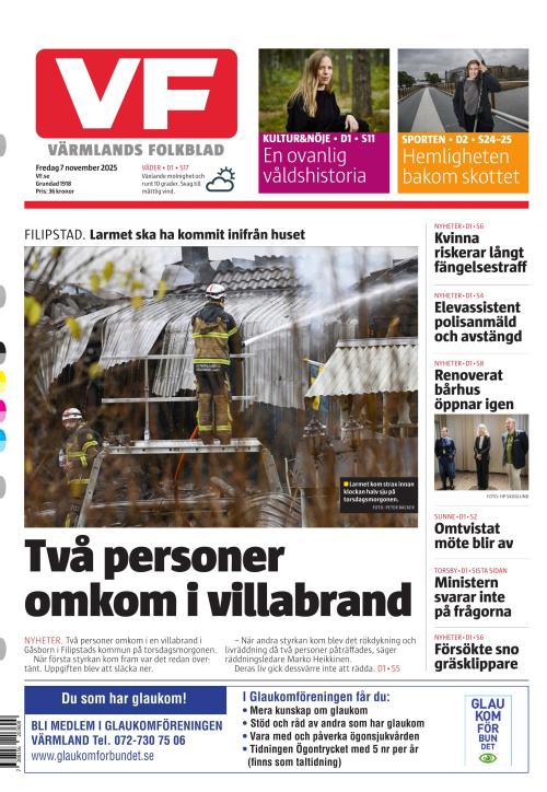Värmlands Folkblad 7.11.2025