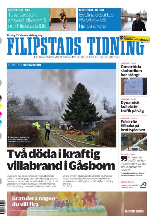 Filipstads Tidning 7.11.2025