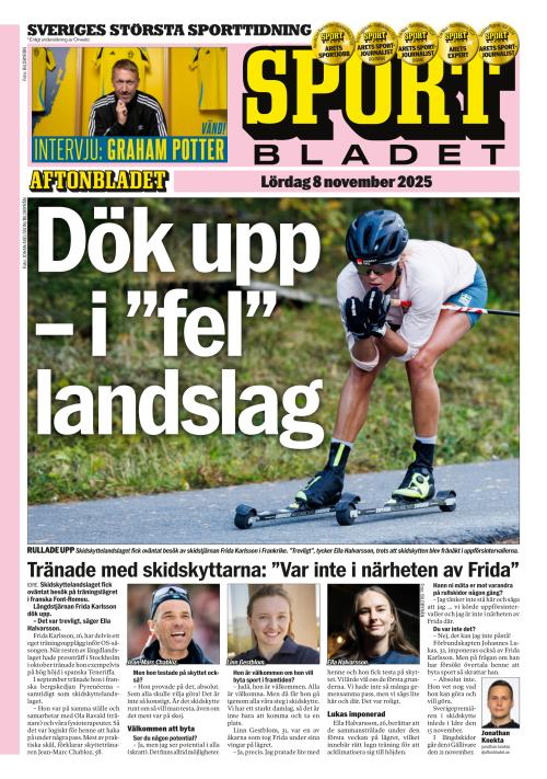 Aftonbladet Sportbladet 8.11.2025