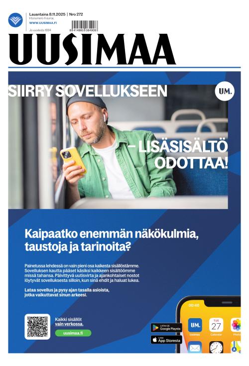 Uusimaa 8.11.2025