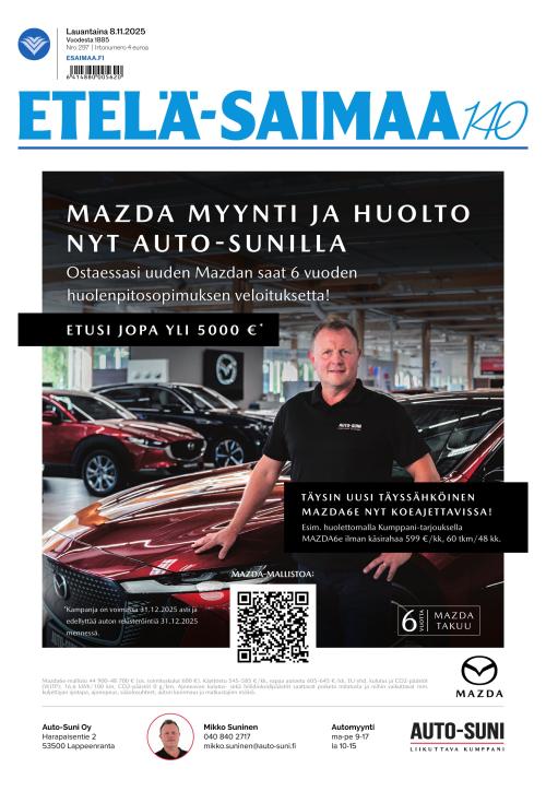 Etelä-Saimaa 8.11.2025