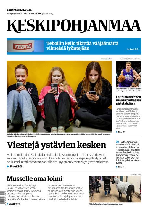 Keskipohjanmaa 8.11.2025