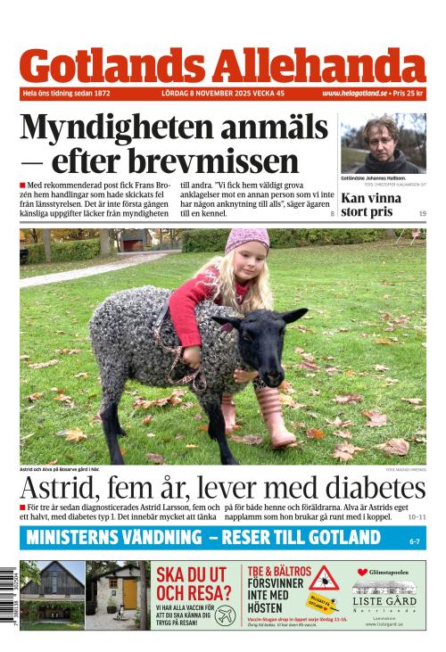 Gotlands Allehanda 8.11.2025