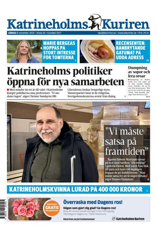 Katrineholms-Kuriren 8.11.2025