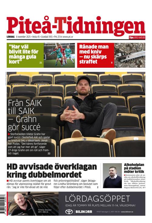 Piteå-Tidningen 8.11.2025