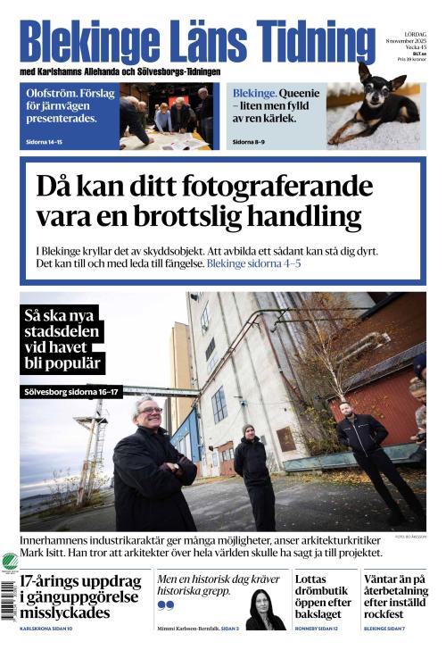 Blekinge Läns Tidning 8.11.2025